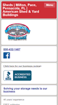 Mobile Screenshot of americanshedandyardbuildings.com